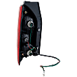 2005-2015 Nissan Xterra - Passenger Side Tail Light, with Bulb, Halogen, Clear and Red Lens, 6 Cyl., 4.0L Engine