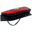 2005-2015 Nissan Xterra - Passenger Side Tail Light, with Bulb, Halogen, Clear and Red Lens, 6 Cyl., 4.0L Engine