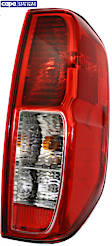 Passenger Side Tail Light, with Bulb, Halogen, Clear and Red Lens, Production Date To February 2014, CAPA CERTIFIED