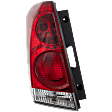 Driver Side Tail Light, with Bulb, Halogen, Clear and Red Lens, 6 Cyl., 3.5L Engine