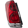 Driver Side Tail Light, with Bulb, Halogen, Clear and Red Lens, 6 Cyl., 3.5L Engine