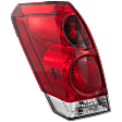 Driver Side Tail Light, with Bulb, Halogen, Clear and Red Lens, 6 Cyl., 3.5L Engine
