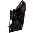 Driver Side Tail Light, with Bulb, Halogen, Clear and Red Lens, 6 Cyl., 3.5L Engine