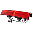 Driver Side Tail Light, with Bulb, Halogen, Clear and Red Lens