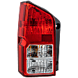 Driver Side Tail Light, with Bulb, Halogen, Clear and Red Lens
