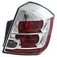 Passenger Side Tail Light, with Bulb, Halogen, Clear and Red Lens, Base/S/SL/SR Models, 4 Cyl., 2.0L Engine