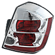 Passenger Side Tail Light, with Bulb, Halogen, Clear and Red Lens, Base/S/SL/SR Models, 4 Cyl., 2.0L Engine