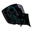 Passenger Side Tail Light, with Bulb, Halogen, Clear and Red Lens, Base/S/SL/SR Models, 4 Cyl., 2.0L Engine