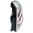 Passenger Side Tail Light, with Bulb, Halogen, Clear and Red Lens, Base/S/SL/SR Models, 4 Cyl., 2.0L Engine
