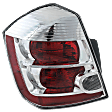 Driver Side Tail Light, with Bulb, Halogen, Clear and Red Lens, Base/S/SL/SR Models, 4 Cyl., 2.0L Engine
