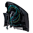 Driver Side Tail Light, with Bulb, Halogen, Clear and Red Lens, Base/S/SL/SR Models, 4 Cyl., 2.0L Engine