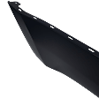 Rear Primed Bumper Cover, Sedan, With Dual Exhaust Holes, Without Parking Aid Sensor Holes