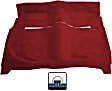 112-2412615 Front and Rear Carpet Kit, Red, Loop carpet