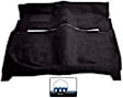 1312-0012301 Front and Rear Carpet Kit, Black, Loop carpet