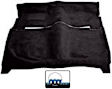 311-2012301 Front and Rear Carpet Kit, Black, Loop carpet