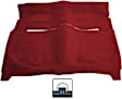 611-2022815 Front And Rear Carpet Kit, Red, Carpet