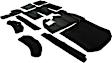 862289 Carpet Kit, Black, Carpet