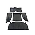 CJ3-201801 Carpet Kit, Black, Nylon Cut pile
