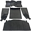TJ1-401351 Carpet Kit, Black, Polyester Cut pile