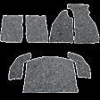 VW-7-PC-PADDING Carpet Padding - Polypropylene, Flat Floor Mat, May Require Minor Modification, 7 Pieces