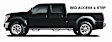 C01105CC-6-TX N-Fab Bed Access Nerf Bars Powdercoated Textured Black, Covers Wheel to wheel - Set of 2