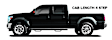 C1573QC-TX N-Fab Cab Length Nerf Bars Powdercoated Textured Black, Covers Cab Length - Set of 2