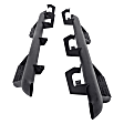D1980CC-TX Nerf Bars Textured Black, - Set of 2