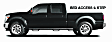 T0498CC-6-TX N-Fab Bed Access Nerf Bars Powdercoated Textured Black, Covers Wheel to wheel - Set of 2