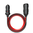 GC019 12V Plug 12-Foot Extension Cable