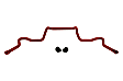 REV003.0052 Front Sway Bar Kit, Steel, 27 mm, Non-Adjustable, Powdercoated red