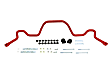 REV003.0054 Front Sway Bar Kit, Steel, 26 mm, Non-Adjustable, Powdercoated red