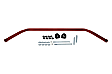 REV003.0080 Front Sway Bar Kit, Steel, 35 mm, Non-adjustable, Powdercoated red