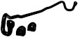 REV003.0154B Front Sway Bar Kit, Steel, 30 mm, Powdercoated red