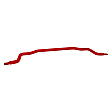 REV003.0198 Front Sway Bar Kit, Steel, 35 mm, Non-adjustable, Powdercoated red