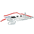 REV011.0196 Rear Sway Bar Kit, Steel, 20 mm, Non-Adjustable, Powdercoated red