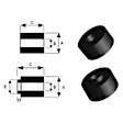 REV014.0042 Sway Bar Link Bushing - Polyurethane, Direct Fit, Set of 8