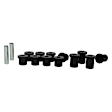 REV161.0108 Leaf Spring Bushing - Black, Polyurethane, Direct Fit, Set of 6