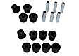REV165.0032 Leaf Spring Bushing - Black, Polyurethane, Direct Fit, Set of 12