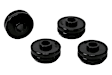 REV170.0018 Leaf Spring Bushing - Black, Polyurethane, Direct Fit, Set of 2
