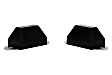 REV218.0000 Front and Rear Bump Stop - Black, Polyurethane, Direct Fit, Set of 2