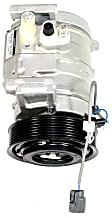 2008 Honda Element - A/C Compressor, With Clutch, 7-Groove Pulley, 2.4L 4Cyl