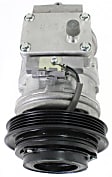 2002 Toyota 4Runner - A/C Compressor, With Clutch, 4-Groove Pulley, 3.4L 6Cyl