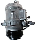2006 Toyota Land Cruiser - A/C Compressor, With Clutch, 6-Groove Pulley, 8 Cyl 4.7L