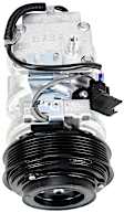 1994 Mercedes Benz E420 - A/C Compressor, With Clutch, 6-Groove Pulley, 4.2L 8Cyl