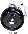 2007 Toyota Highlander - A/C Compressor, With Clutch, 6-Groove Pulley, 2.4L 4Cyl