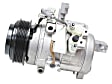 2005 Lexus GX470 - A/C Compressor, Without Rear A/C, With Clutch, 6-Groove Pulley, 8 Cyl 4.7L