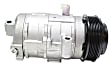 2005 Lexus GX470 - A/C Compressor, Without Rear A/C, With Clutch, 6-Groove Pulley, 8 Cyl 4.7L