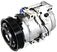 2007 Toyota Highlander - A/C Compressor, GAS, With Clutch, 6-Groove Pulley, 3.3L 6Cyl