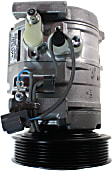 2007 Honda Accord - A/C Compressor, With Clutch, 7-Groove Pulley, 2.4L 4Cyl