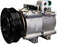 471-6015 A/C Compressor, With Clutch, 6-Groove Pulley
